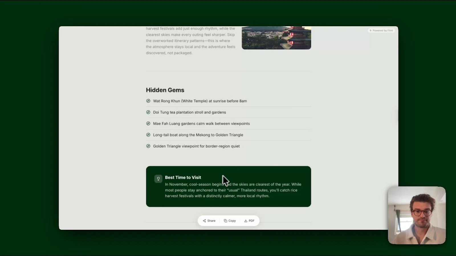 Flint screenshot 1 (video preview)