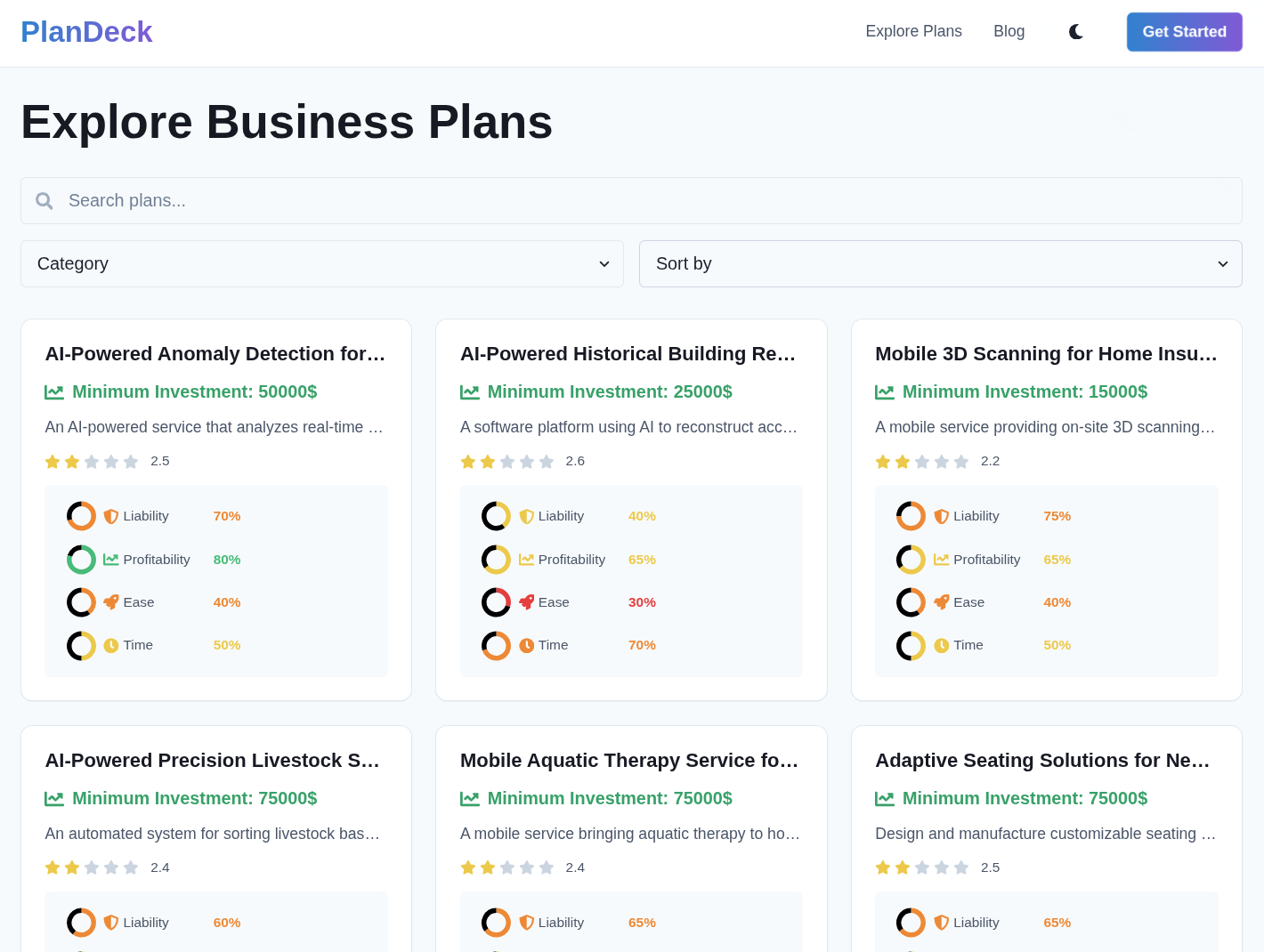 Plandeck - Sfoglia migliaia di piani aziendali pronti all'uso.Tutto gratis! media 3