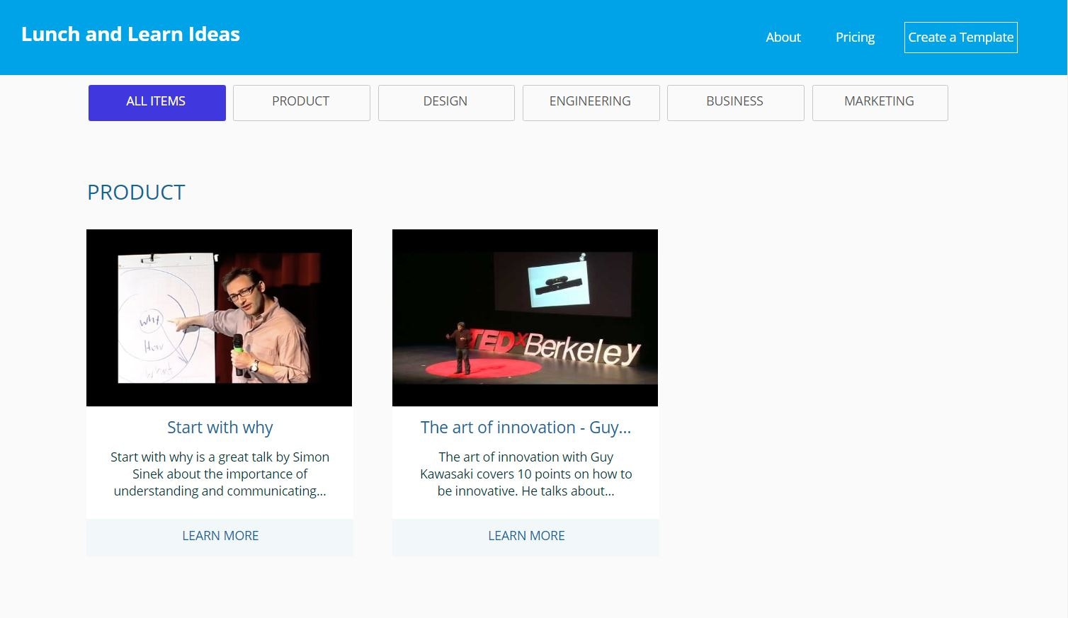 Lunch and Learn Ideas gallery image