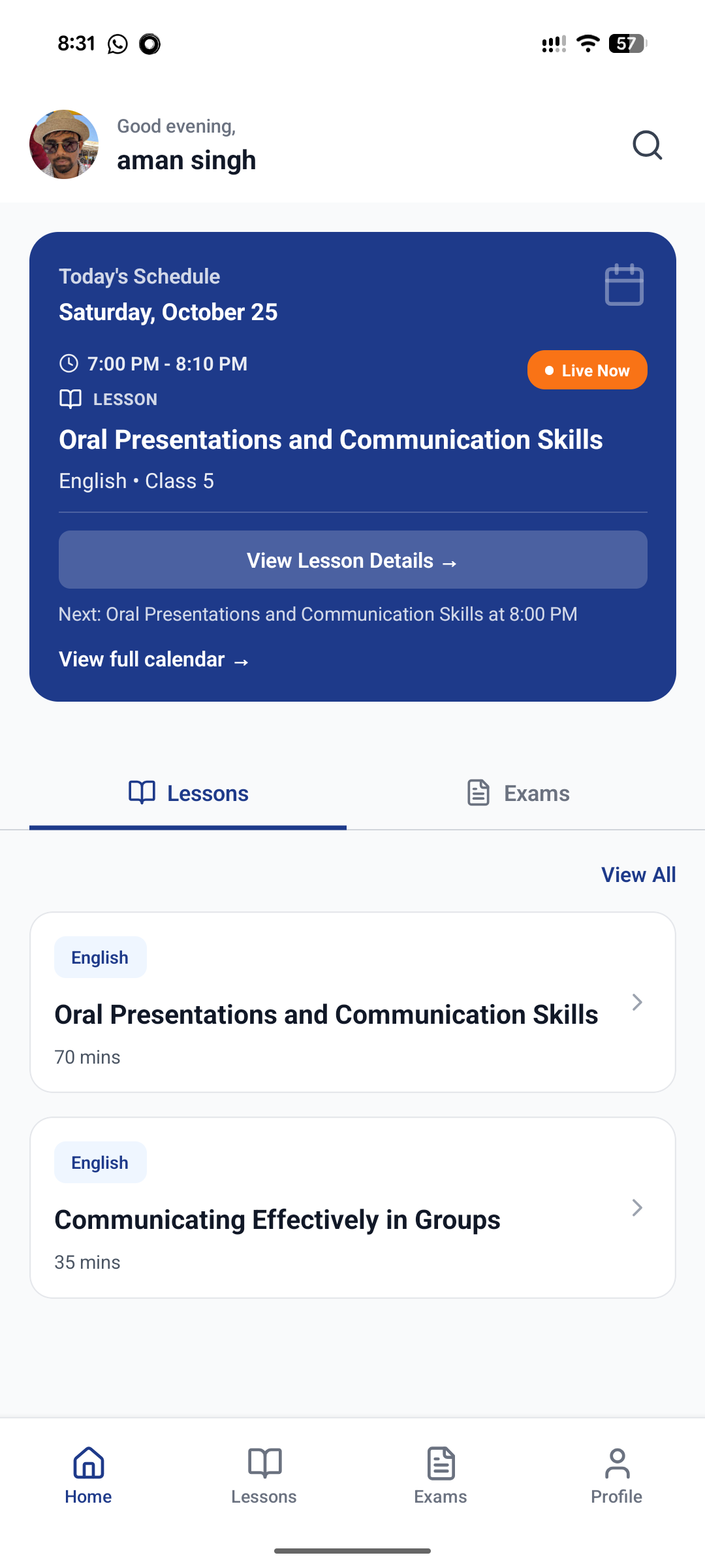 NayiPathshala - Main screenshot showing features and interface