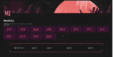 Ultimate 2023 Notion Journal Template gallery image