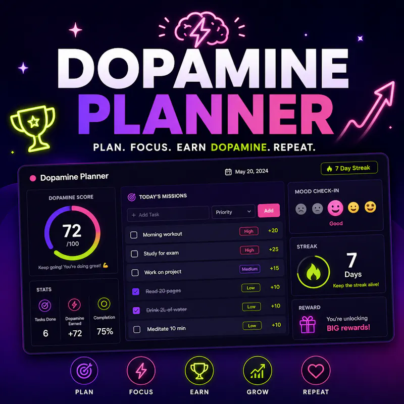 The Dopamine Planner  screenshot 3