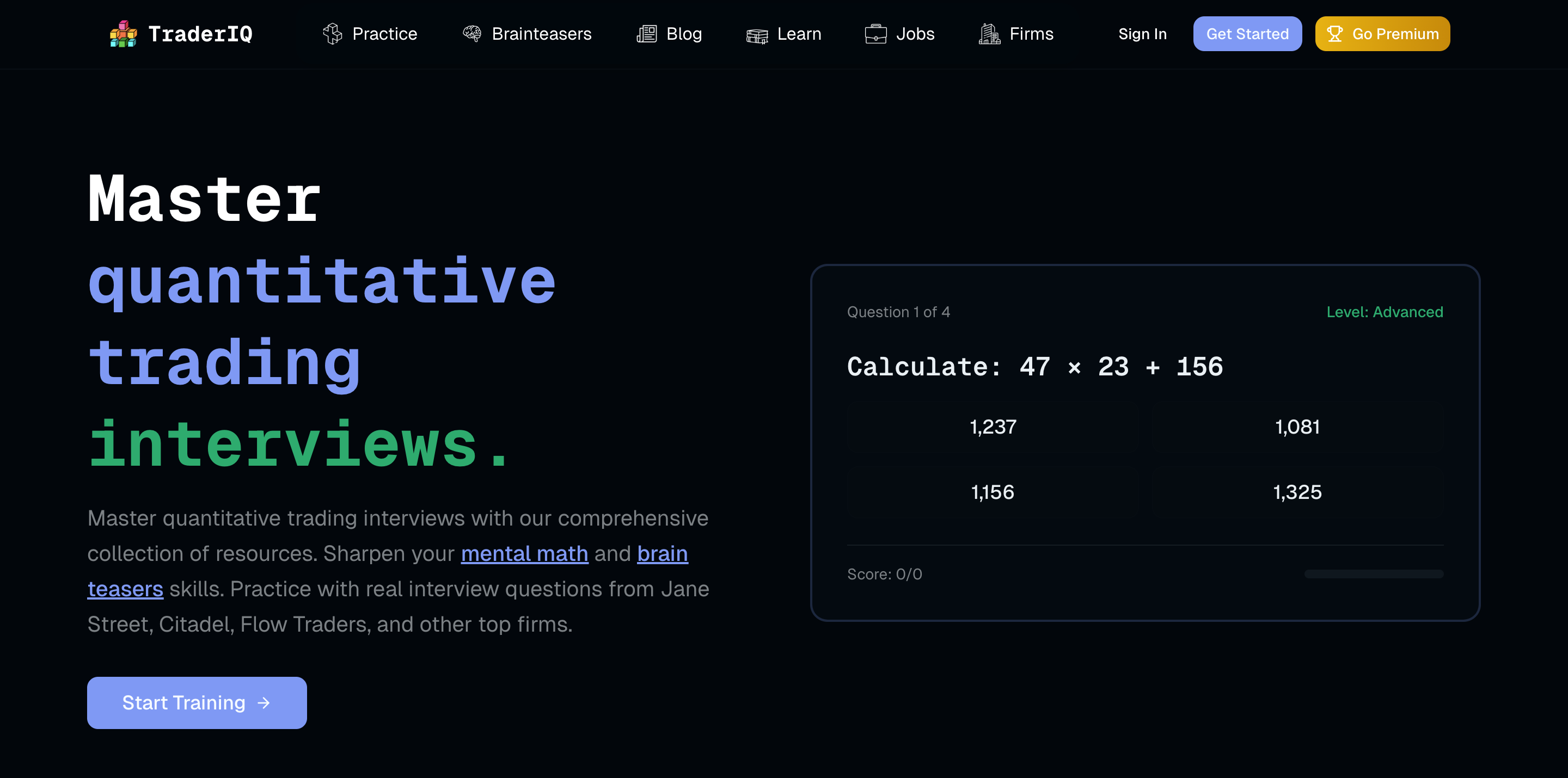 Média Tracer - Master les entretiens de trading quantitatif 1