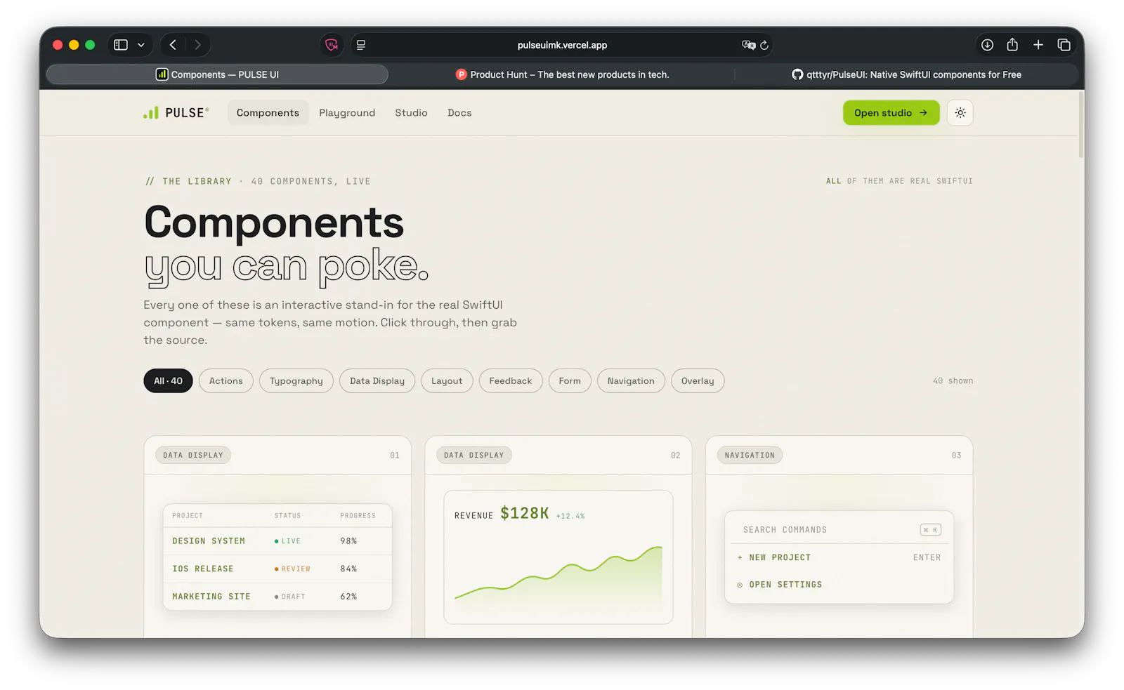 PULSE — premium SwiftUI components screenshot 3