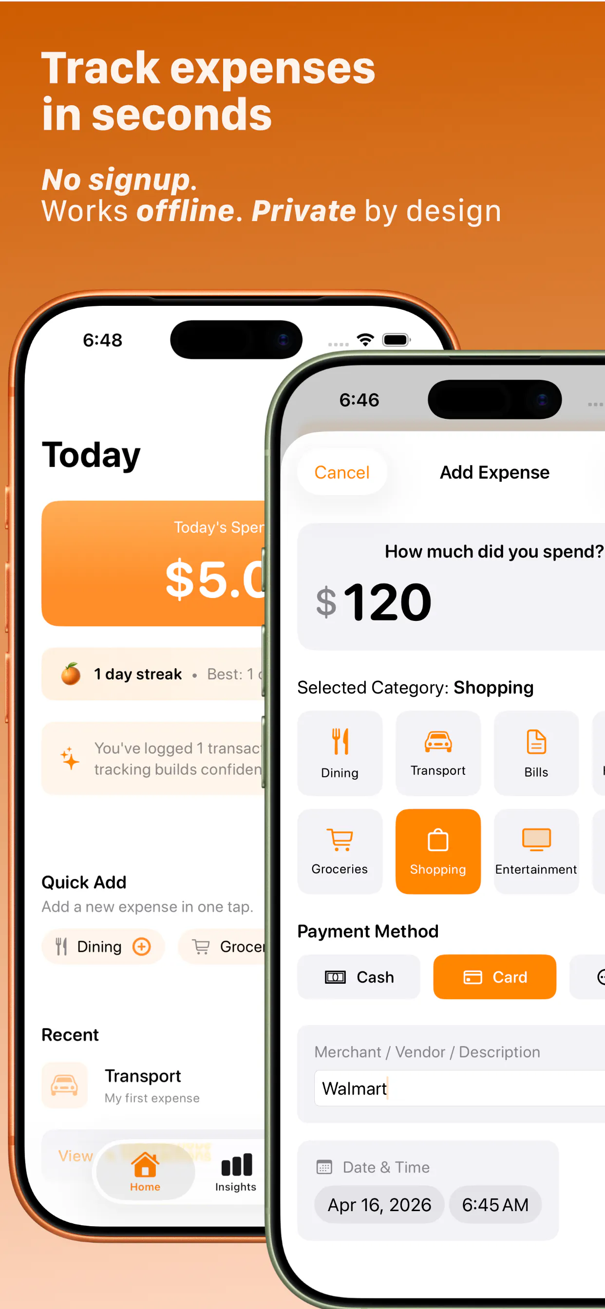 Kumquat: Expense Tracker gallery image