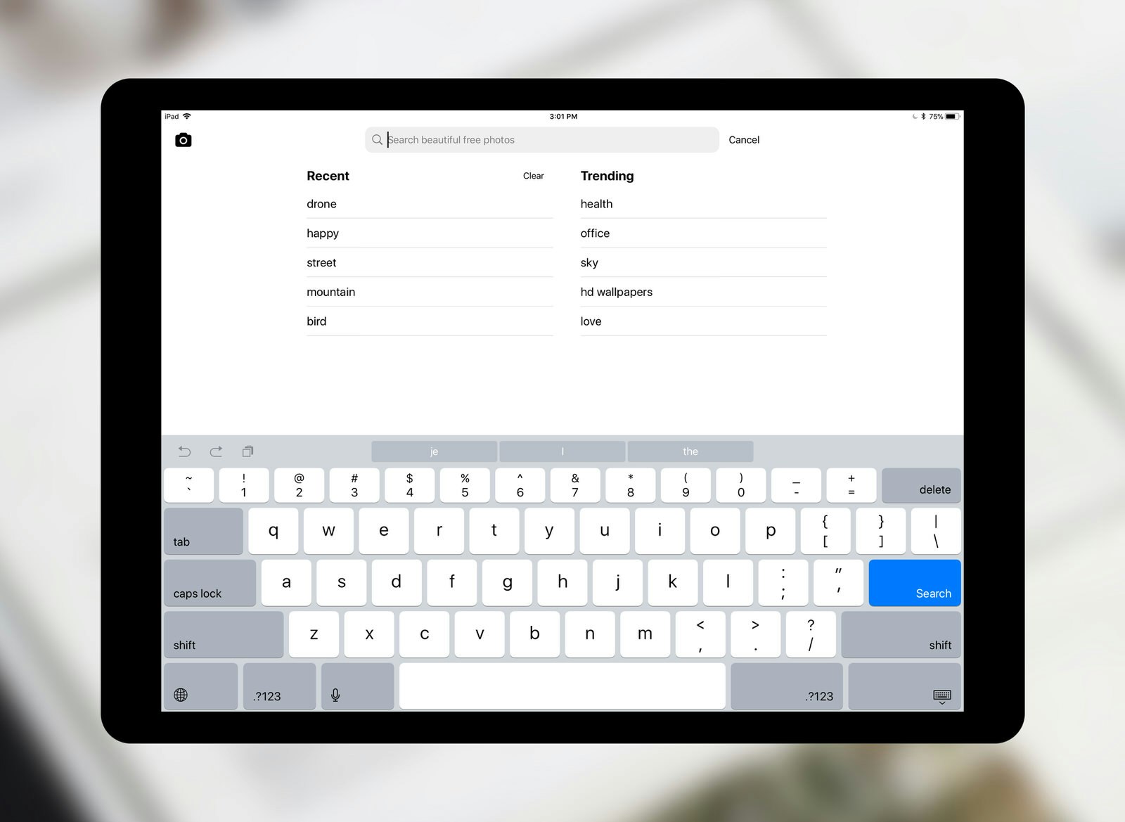 Unsplash for iOS gallery image