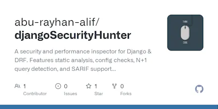 DjangoSecurityHunter gallery image