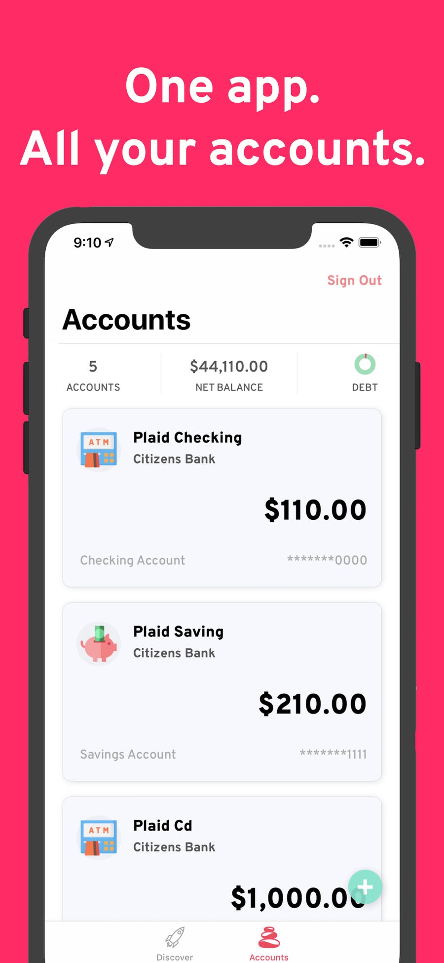 Lifesaver One app to manage all your financial accounts Product Hunt