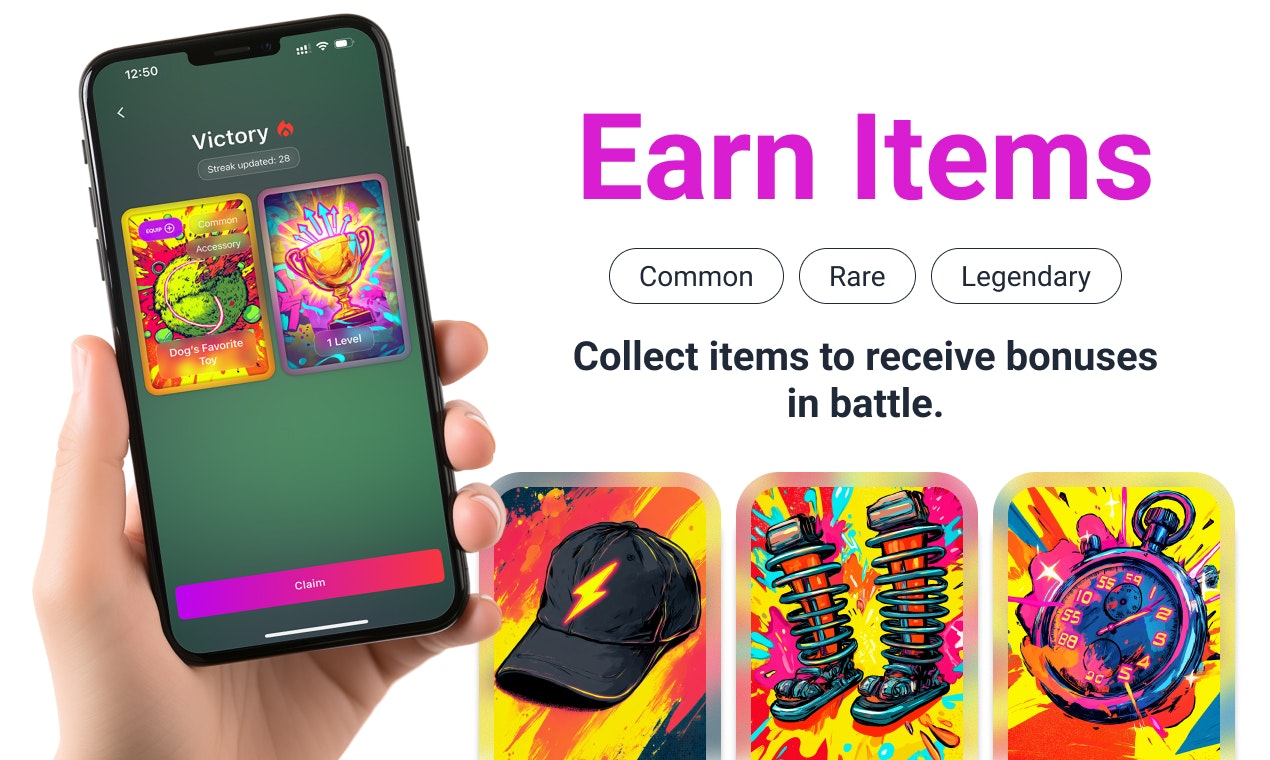 Média Pulzup: RPG Battler de la carte de fitness - Pulzup rend l'activité quotidienne amusante en la transformant en combat RPG 5