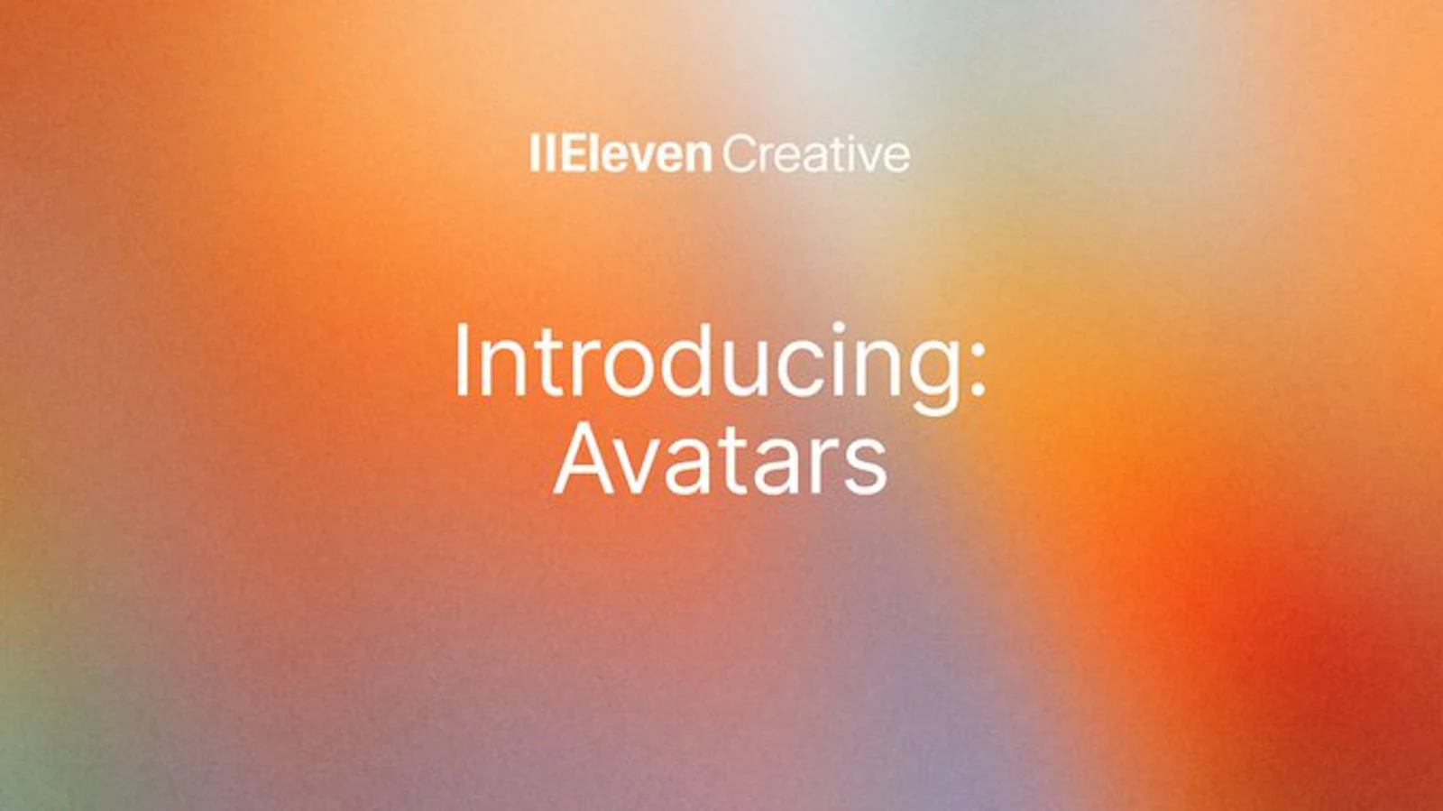 Avatars in ElevenCreative  screenshot 1