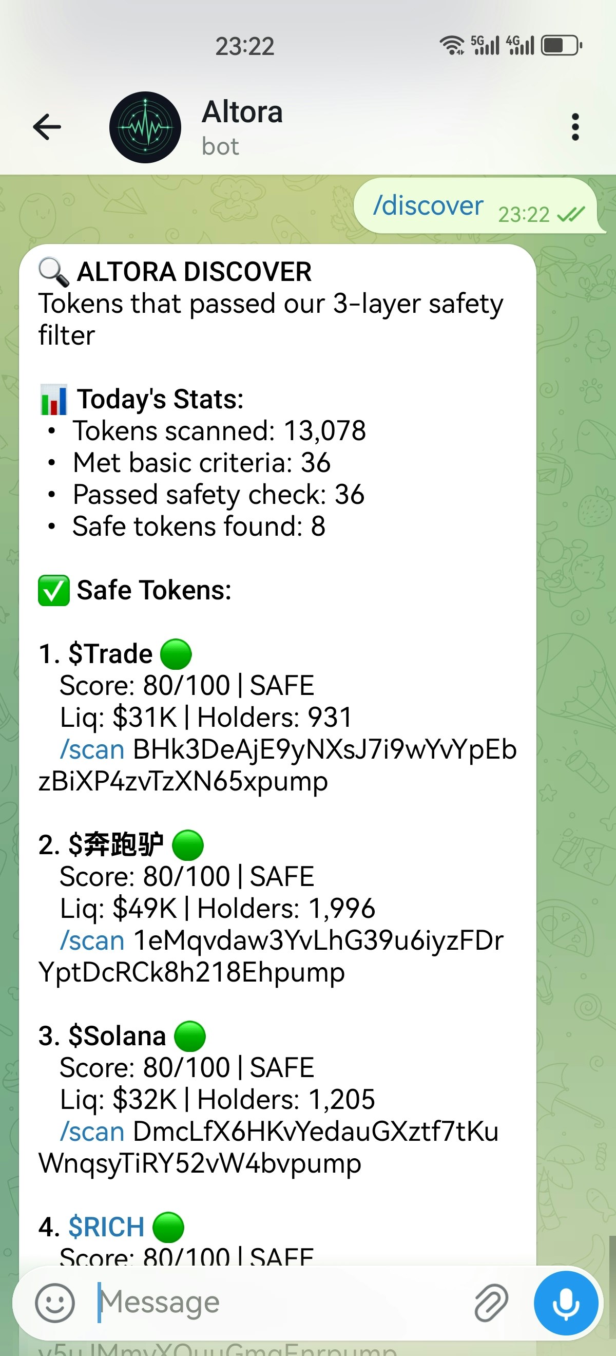 AltoraAIBot - Screenshot 4 showing product features and functionality