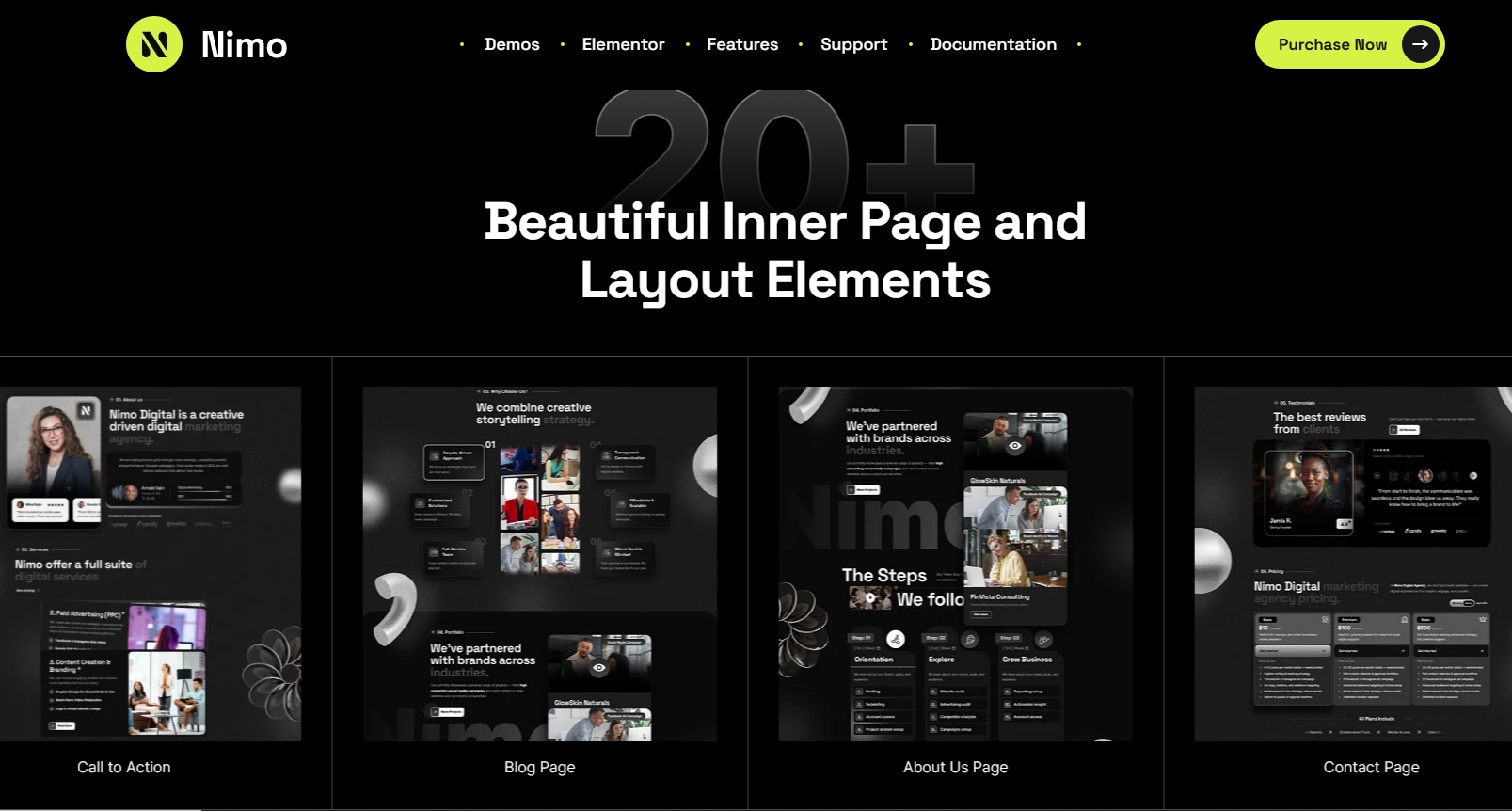 Digital Marketing Agency WordPress Theme - Screenshot 3 showing product features and functionality