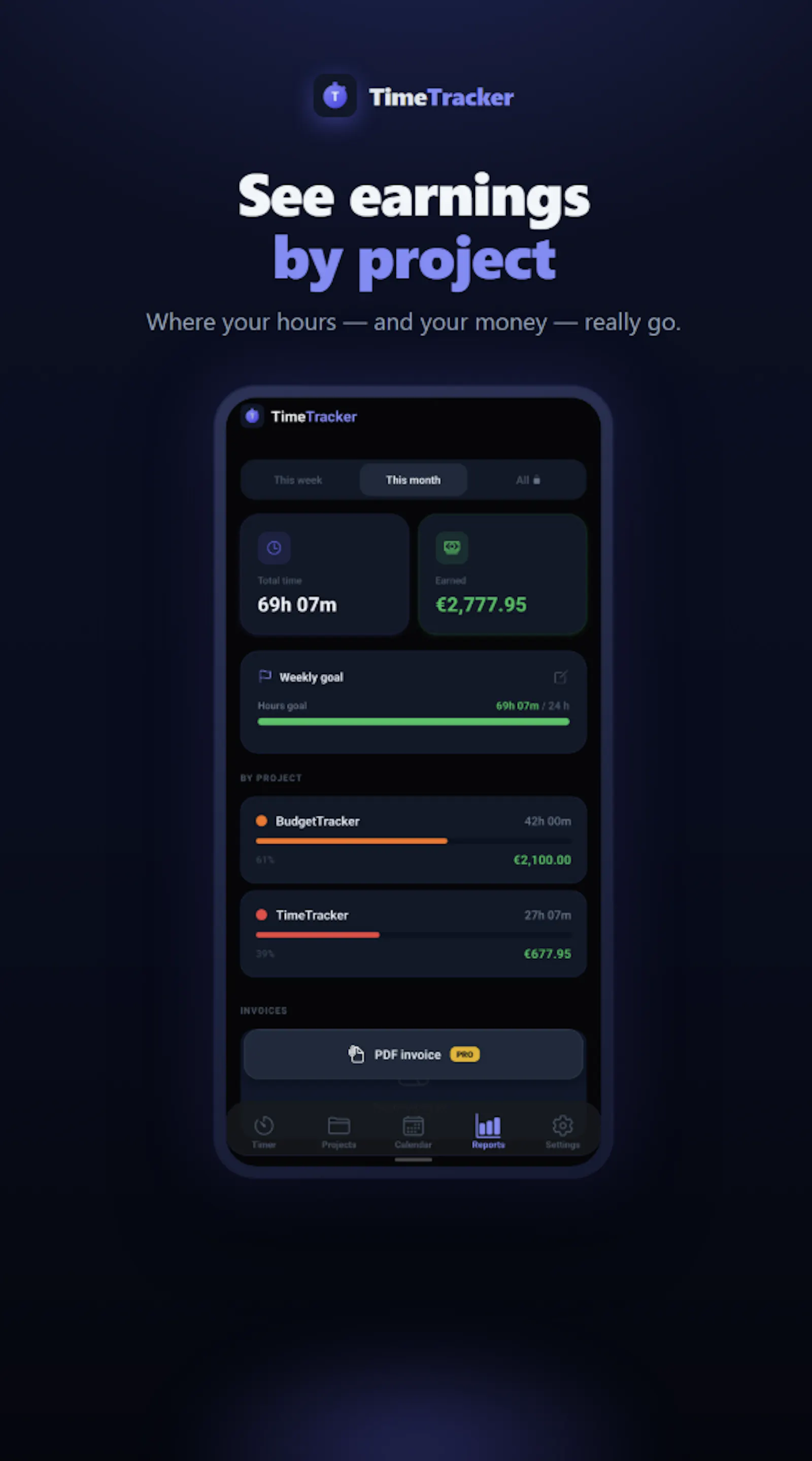 TimeTracker screenshot 6