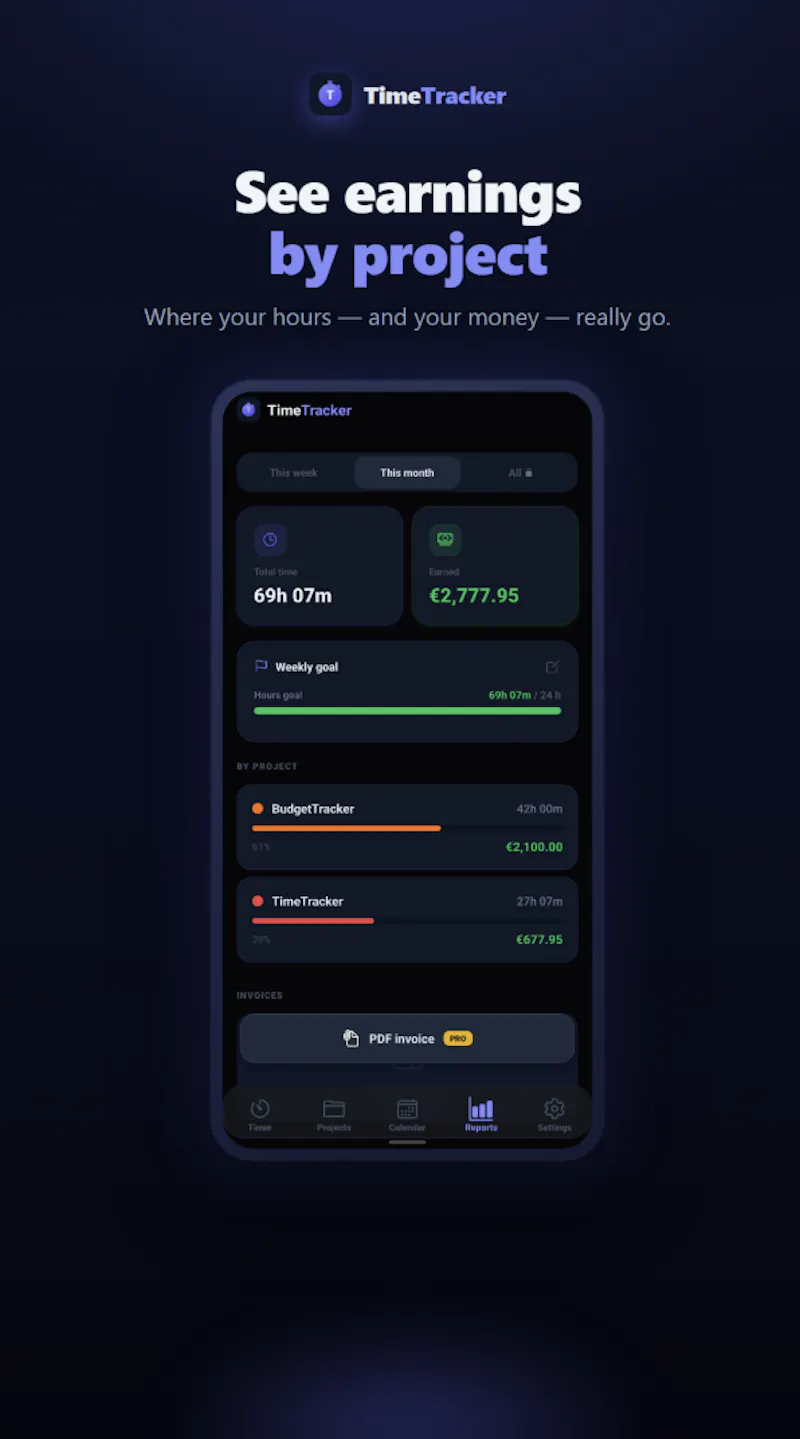 TimeTracker screenshot 6