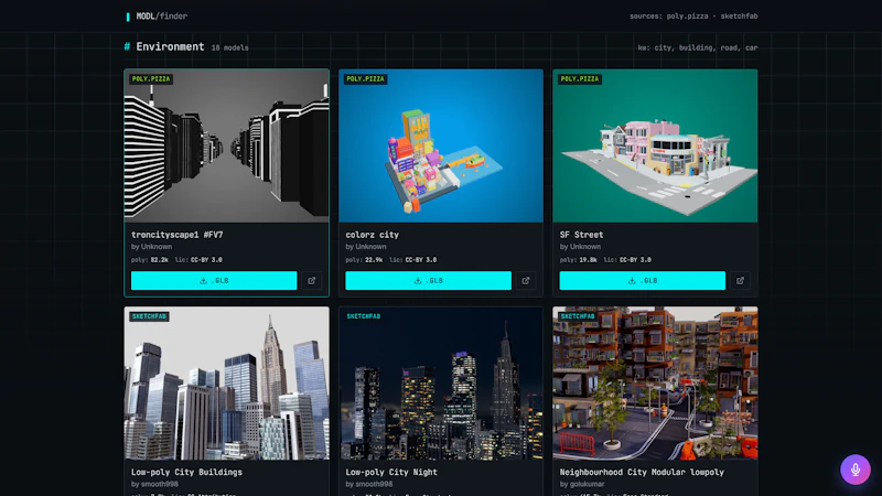 MODL // 3D asset finder for game devs screenshot 5