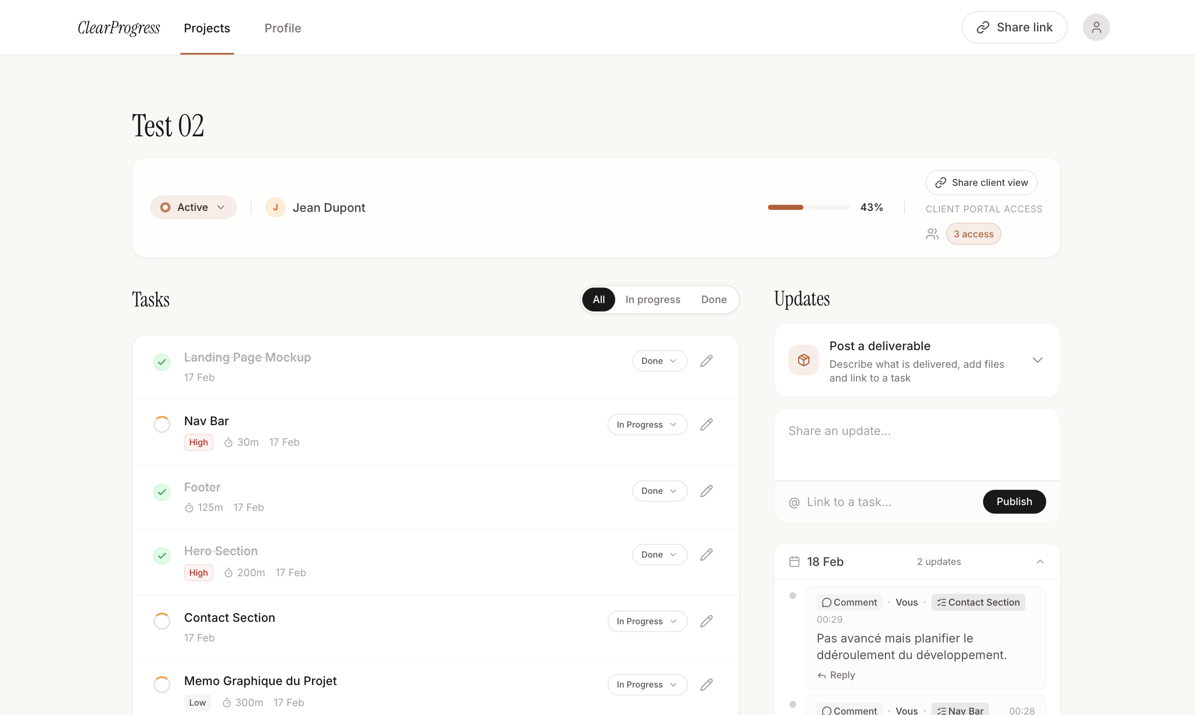 ClearProgress gallery image