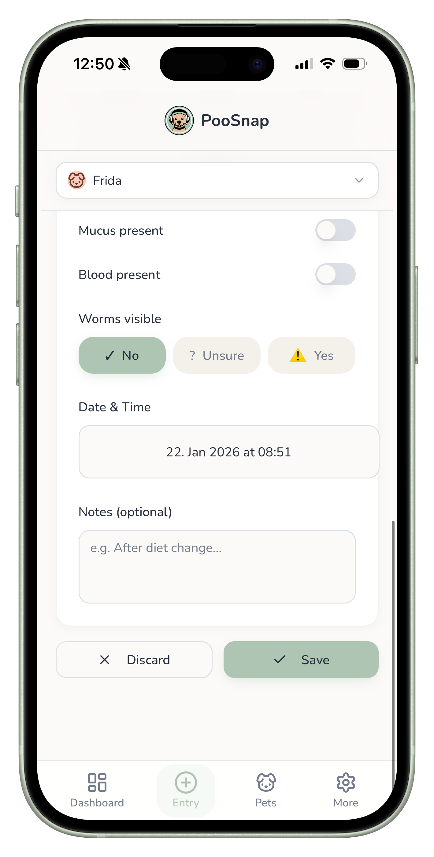 PooSnap - Screenshot 4 showing product features and functionality