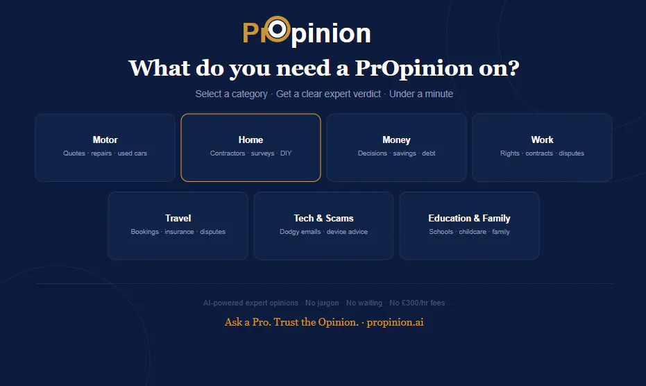 PrOpinion — Ask a Pro.Trust the Opinion. gallery image