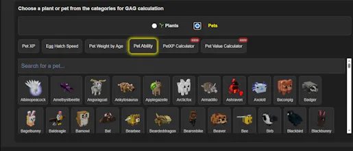 Garden Horizons Calculator gallery image