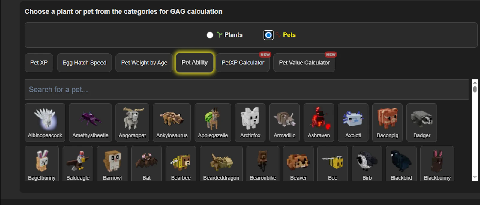 Garden Horizons Calculator screenshot 2