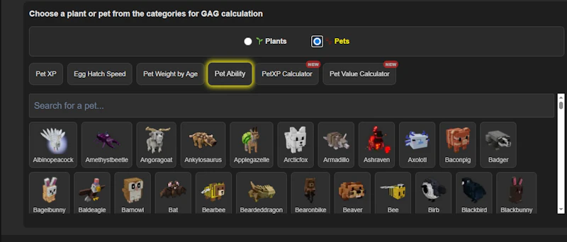 Garden Horizons Calculator screenshot 2