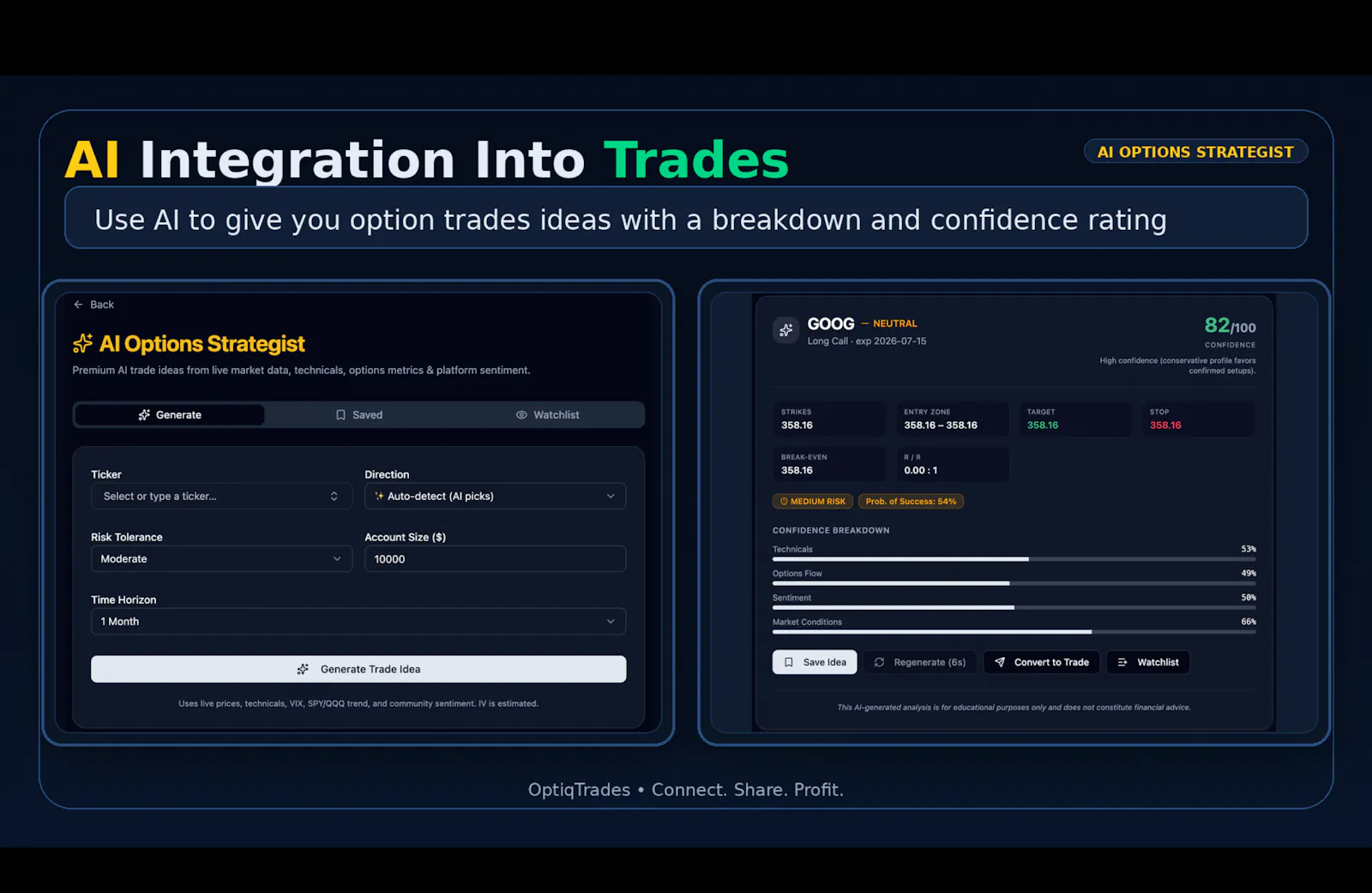 OptiqTrades — Share & Copy Option Trades screenshot 5
