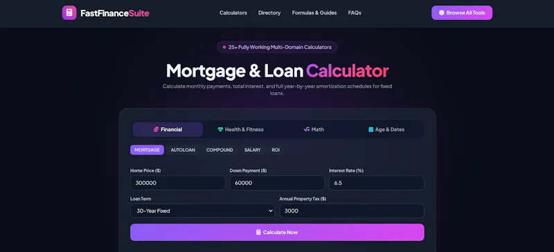 FastFinance Multi-Tool Suite screenshot 1
