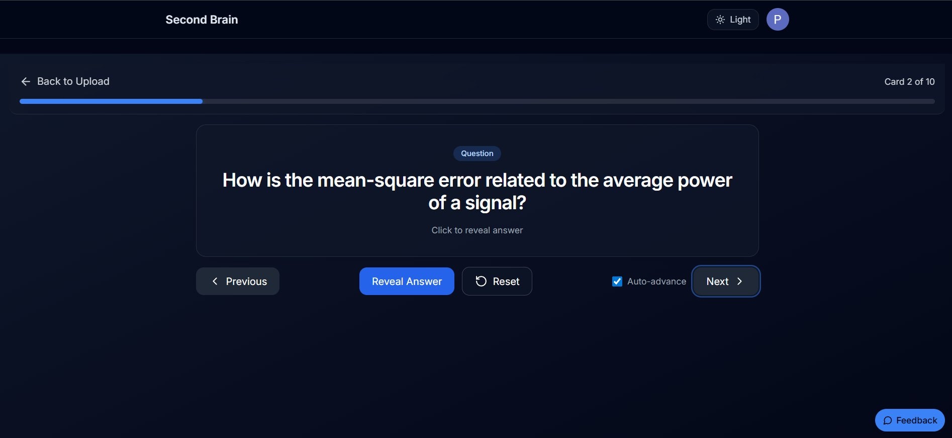 Second Brain - Screenshot 2 showing product features and functionality