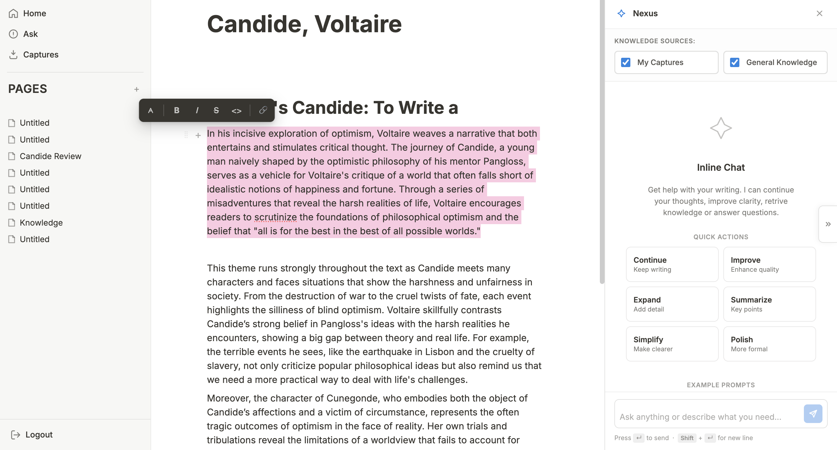 Nexus AI - Screenshot 3 preview