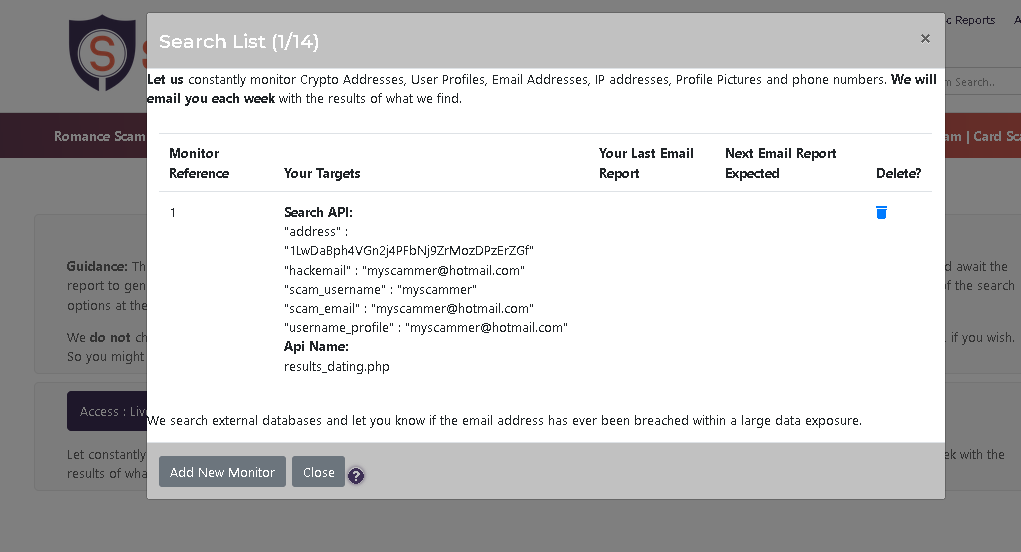 ScamSearch - Global Scammer Database gallery image