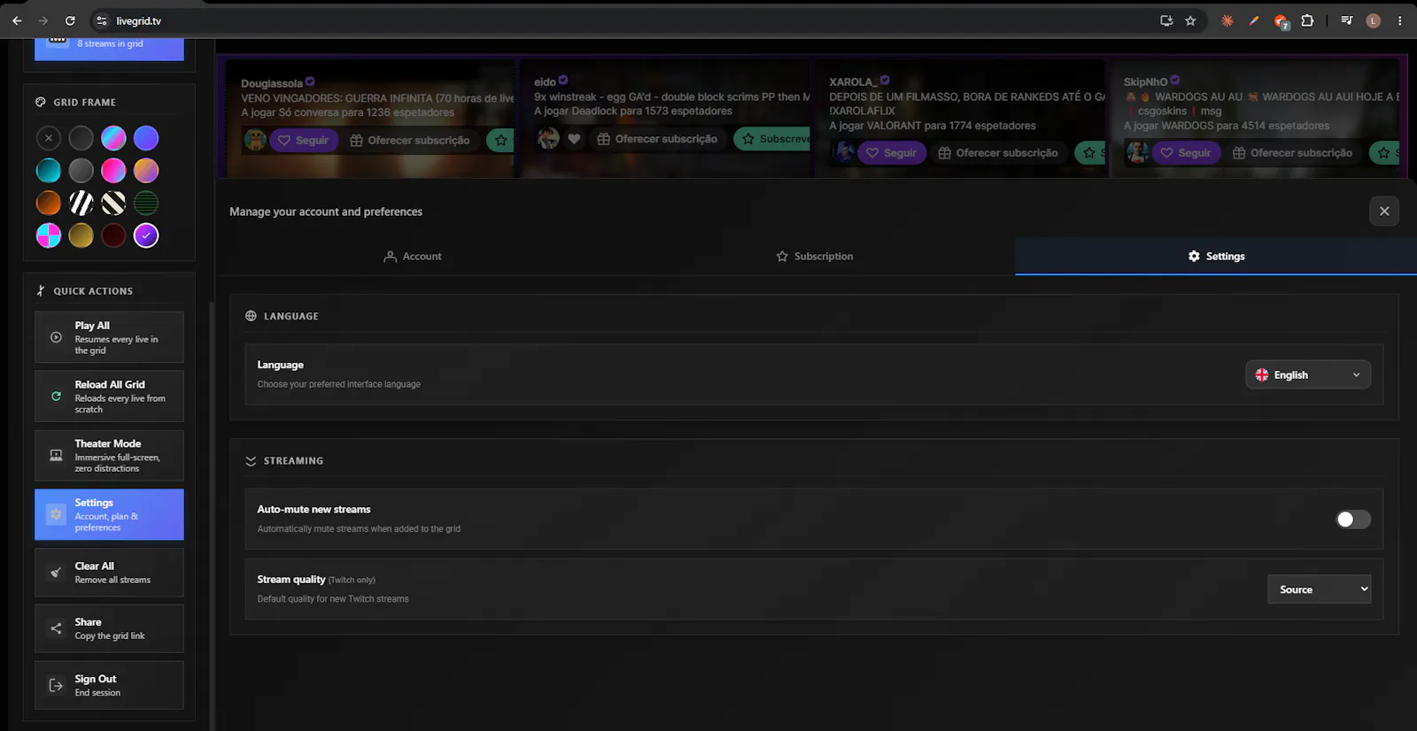 LiveGrid screenshot 4