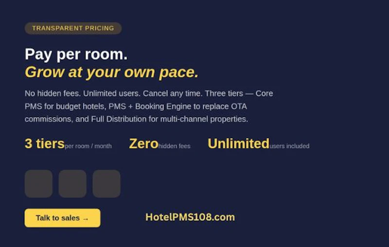 Hotelpms108 - Cloud Hotel PMS screenshot 3