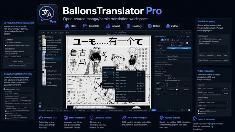 BallonsTranslator Pro screenshot 1