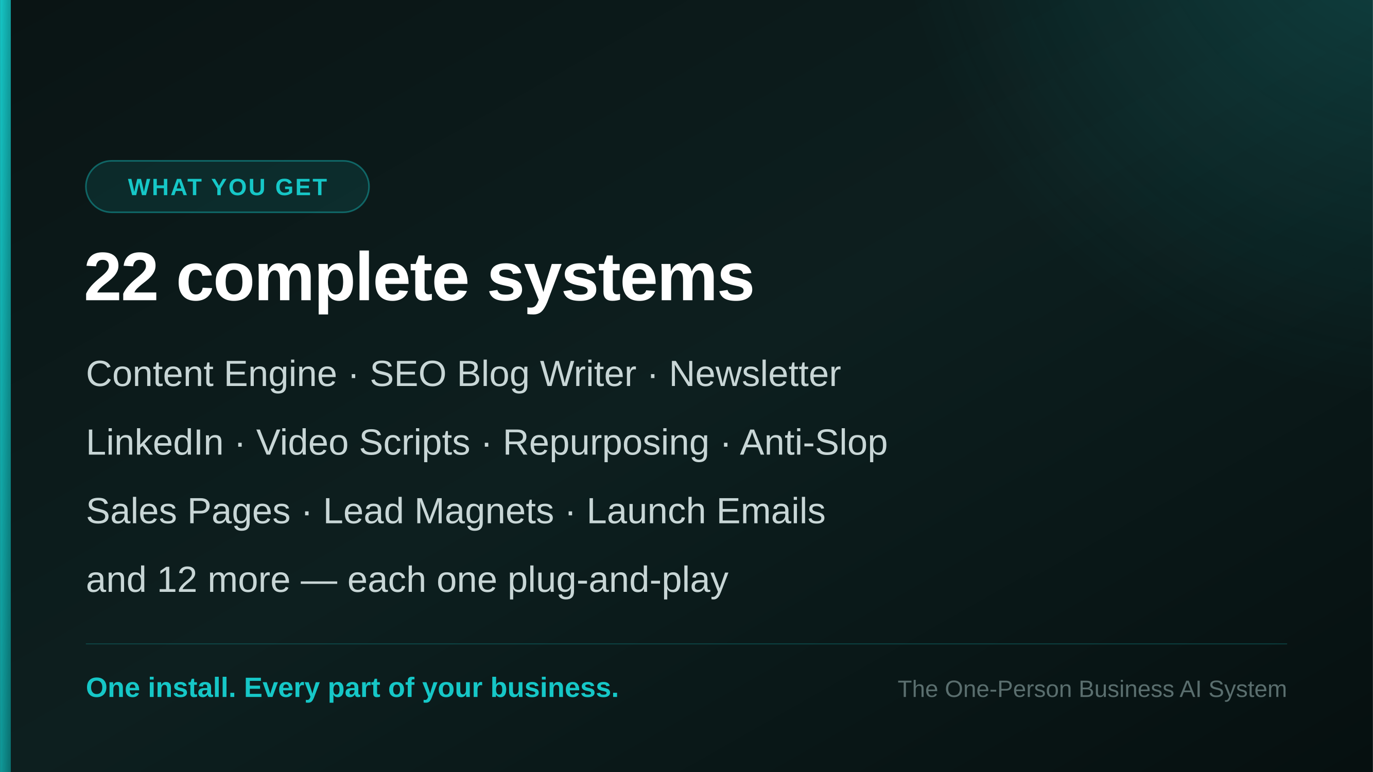 The One-Person Business AI System gallery image
