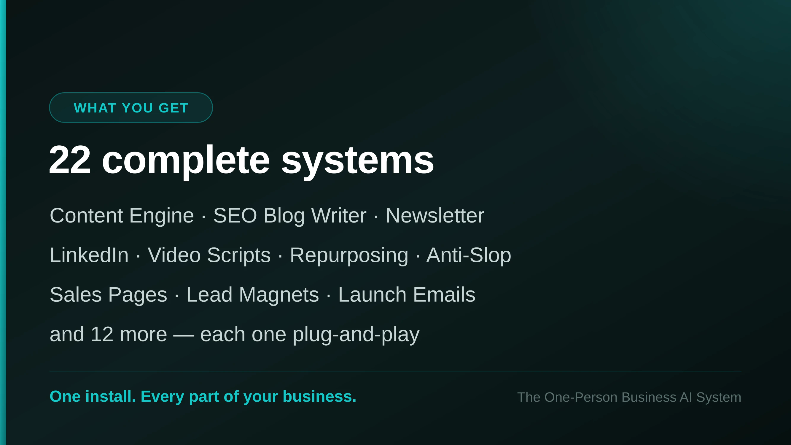 The One-Person Business AI System 截图 2