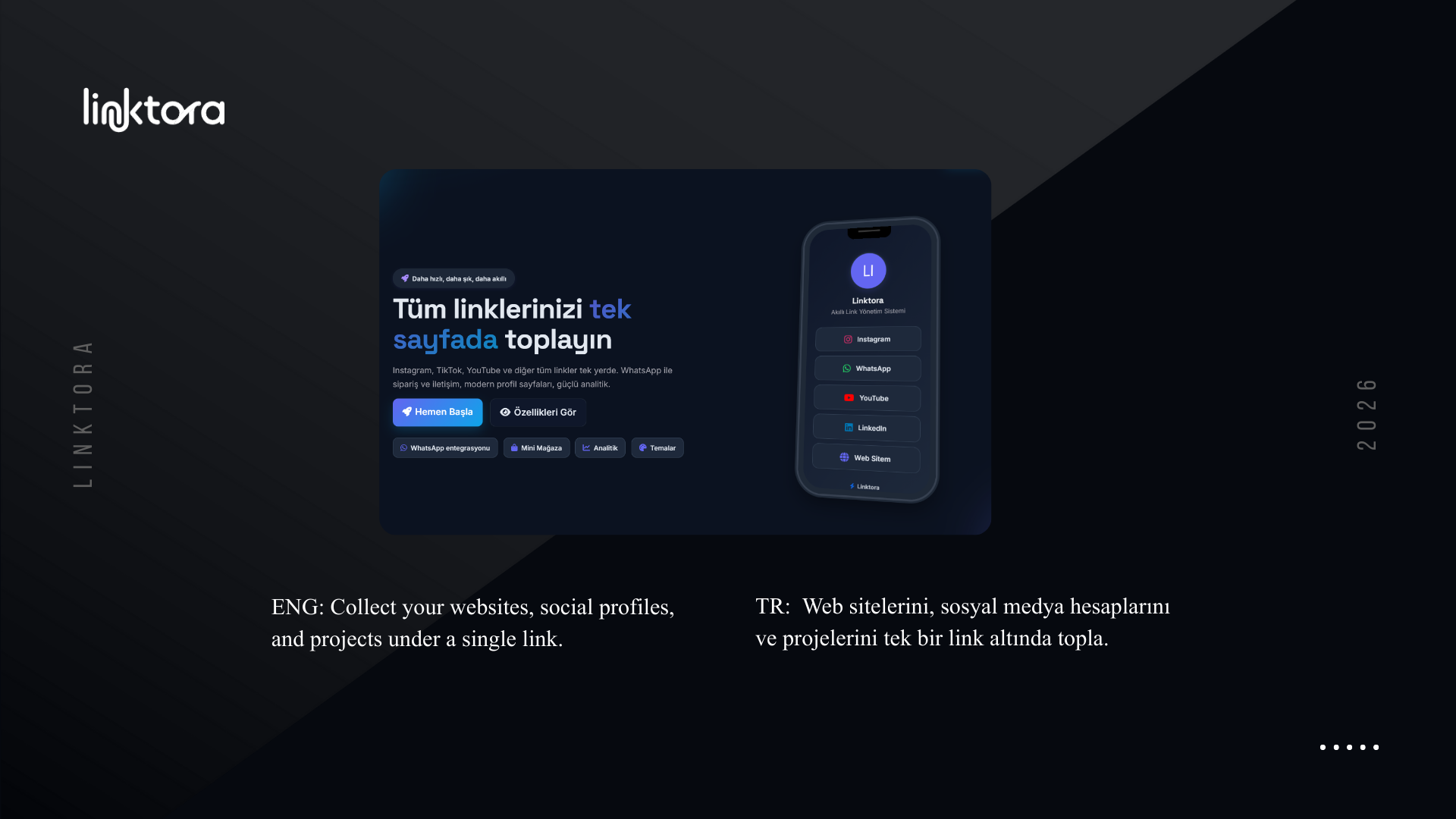 Linktora - Main product screenshot demonstrating key features and user interface