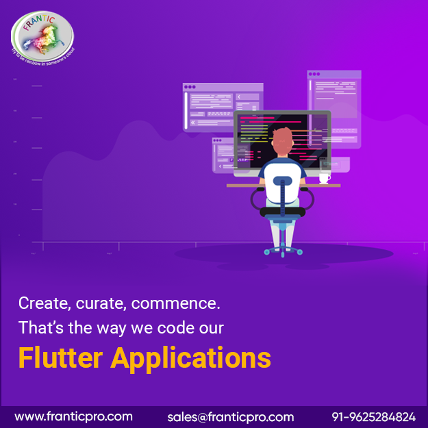 Flutter app development