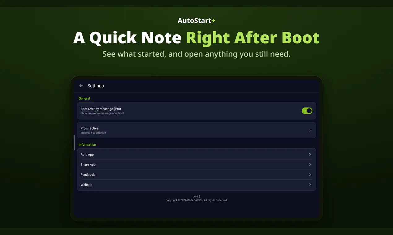 AutoStart+ gallery image