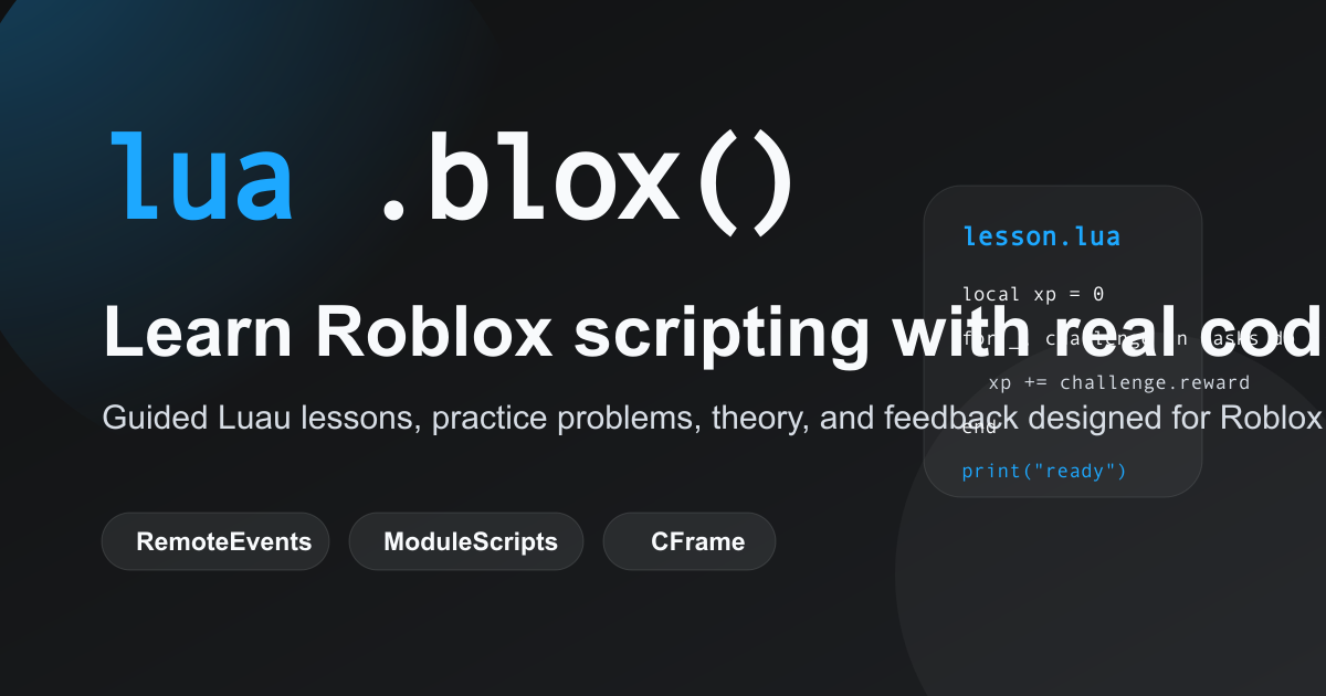 Luablox gallery image