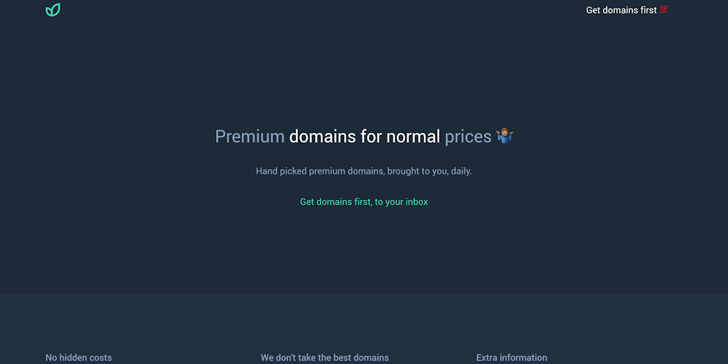 Domainz.io: Premium domains, for not so premium prices | Product Hunt