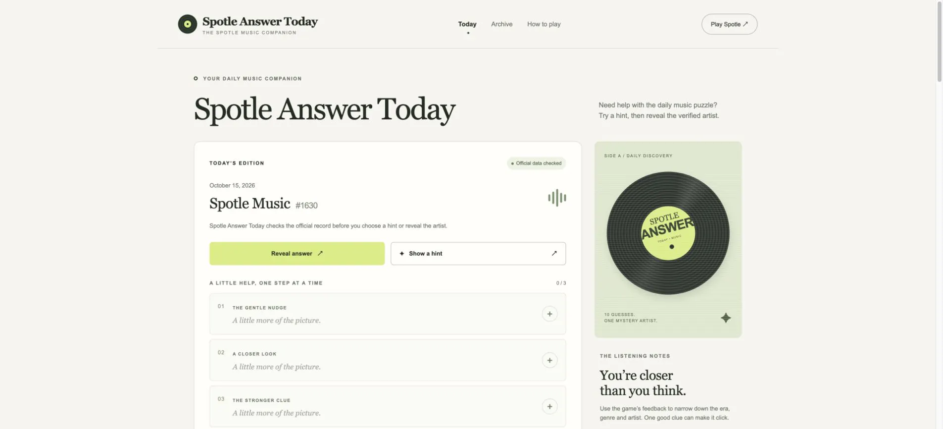 Spotle Answer Today gallery image
