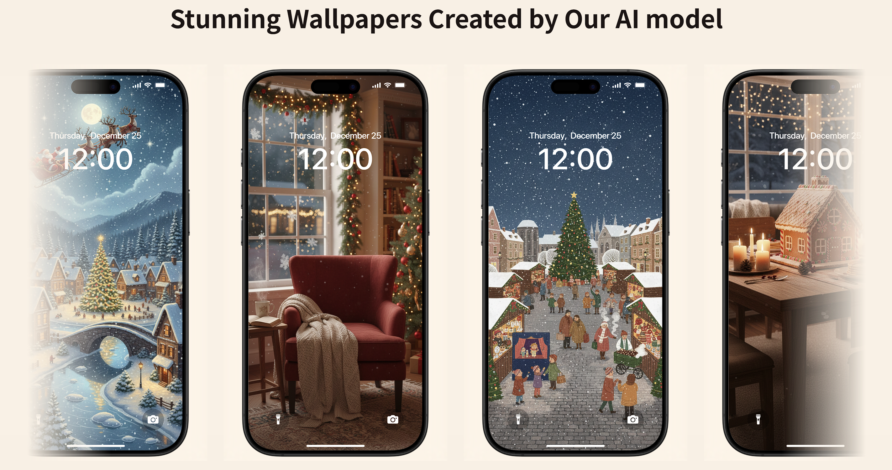 AI Christmas Wallpaper Generator gallery image