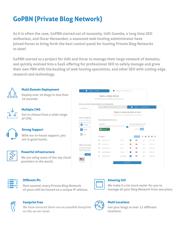 GoPBN - The PBN Hosting Automation gallery image