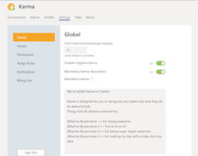 Karma bot for MS Teams gallery image