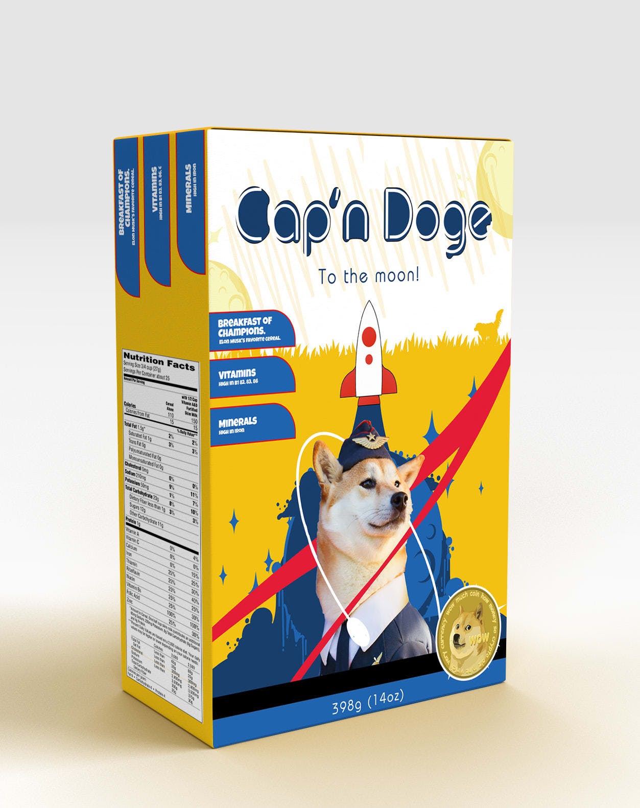 Cap'n Doge - The Dogecoin Cereal media 1