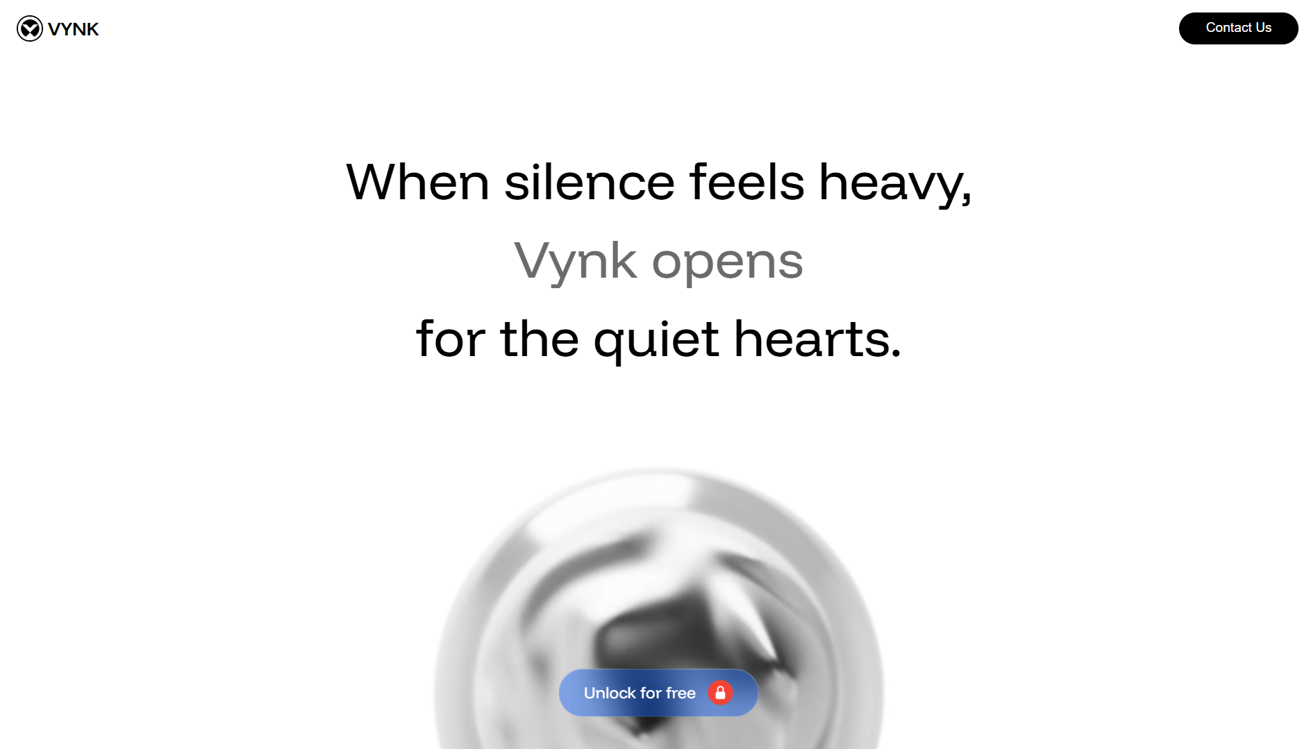 vynk - 당신은 혼자가 아니라 이해하는 사람과 이야기하십시오 미디어 1