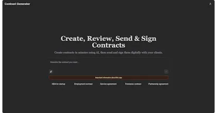 Contract Generator gallery image