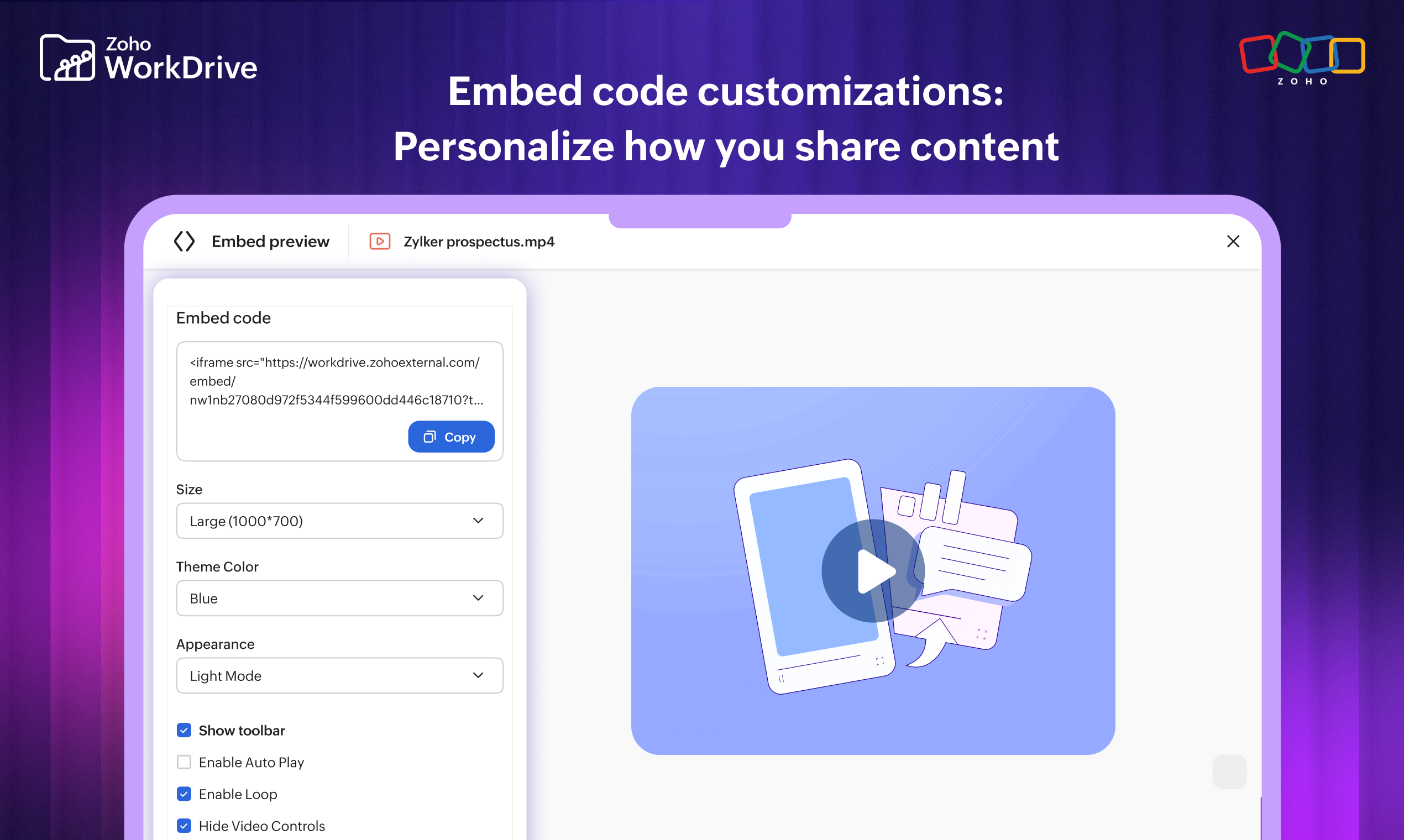 Zoho WorkDrive 6.0 (Phase 1) gallery image