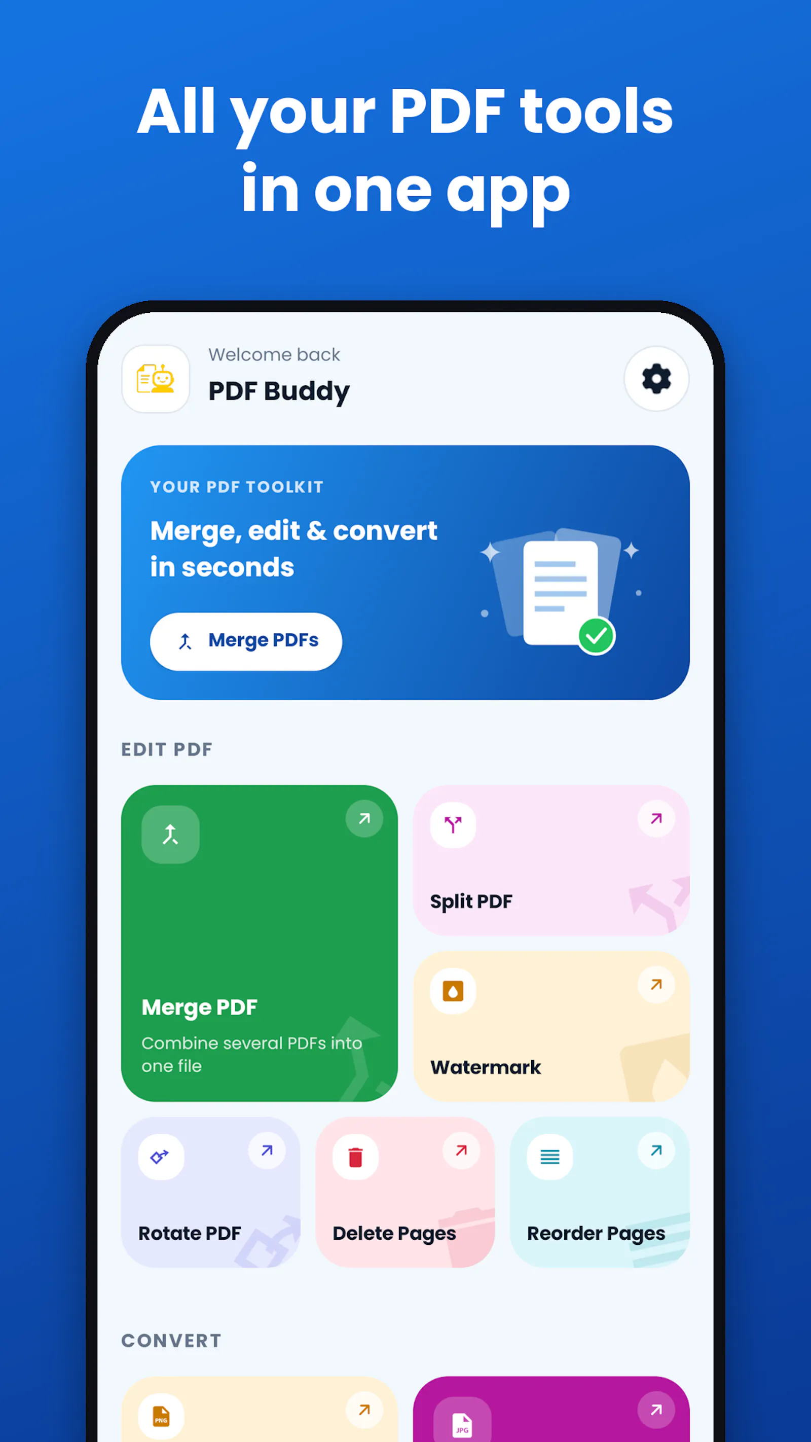 PDF Buddy: PDF Converter & AI screenshot 1