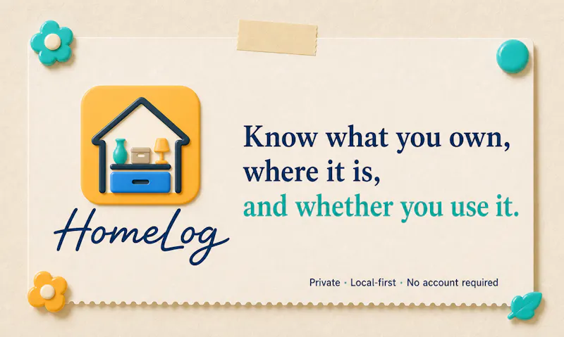 HomeLog screenshot 1
